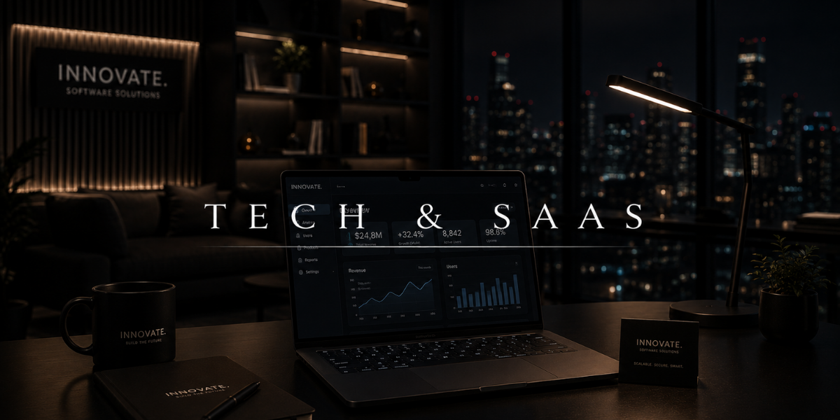 Tech and SaaS case visual